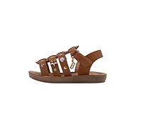 bebe Toddler Girl's Strappy Sandals with Metal Charms