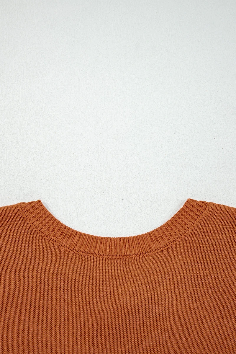 Threaded Pear Women's Abigail Trim Drop Shoulder Sweater