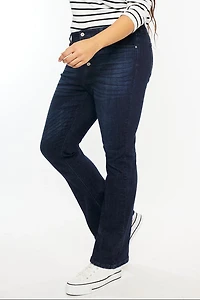 Kancan Women's Plus High Rise Bootcut Jeans Teresa
