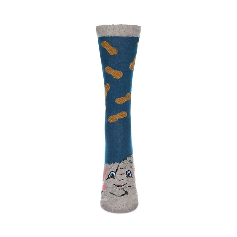 MeMoi Women's Foot Pet Elephant Crew Socks