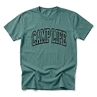 Simply Sage Market - Camp Life Varsity Men's Garment Dyed Graphic T-Shirt