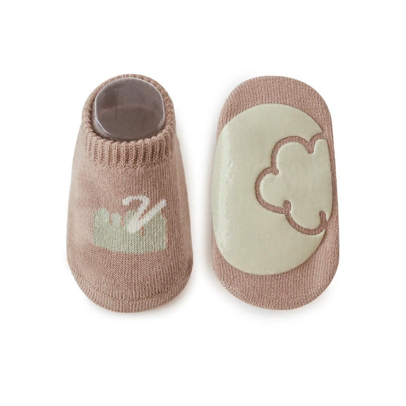 MyKids-USA Kids Embroidered Animal Non-Slip Floor Socks