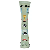 MeMoi Women's Soccer Bamboo Crew Socks