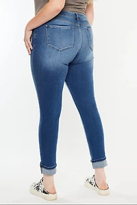 KanCan Women's Plus High Rise Ankle Skinny Jeans Dorah