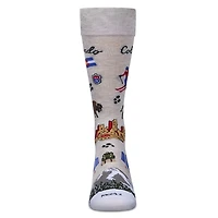 MeMoi Men's Colorado Rayon From Bamboo Crew Socks