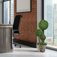 SlickBlue 30-Inch Artificial Ficus Tree in Planter for Indoor and Outdoor