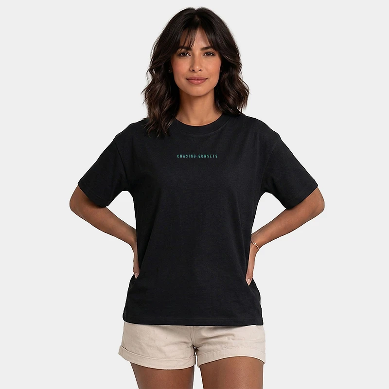 Simply Sage Market - Chasing Sunsets Waves Women's Relaxed Boxy Tee