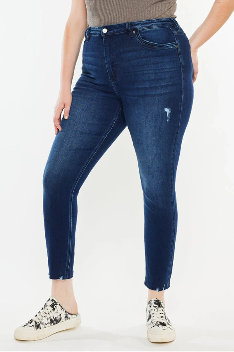 KanCan Women's Plus High Rise Ankle Skinny Jeans Karol