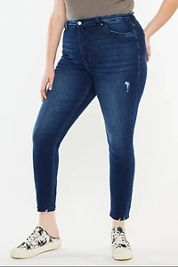 KanCan Women's Plus High Rise Ankle Skinny Jeans Karol