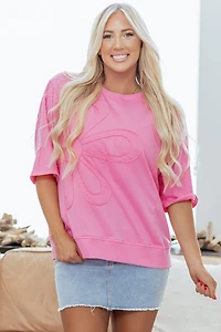 Threaded Pear Women's Luz Half Sleeve Tunic Top