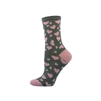 Wear Sierra Women's Colorful Heart Pattern Crew Socks