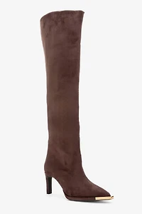 Prologue Shoes Womens Vody Over The Knee Zip Stiletto Boot