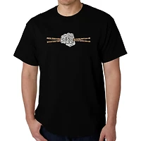 LA Pop Art Men's Word T-Shirt - Drum Sticks