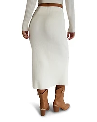 Belle & Bloom Womens All My Life Knit Midi Skirt