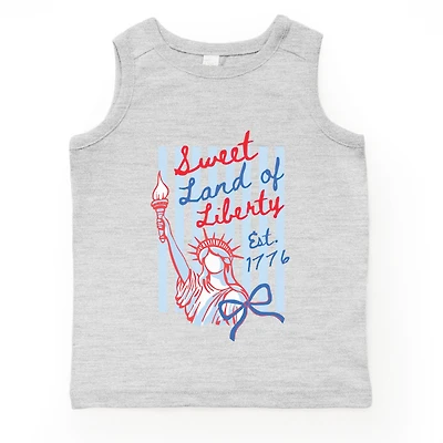 The Juniper Shop - Sweet Land of Liberty Stripes Youth Tank Top