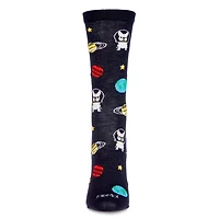 MeMoi In Space No One Can Hear You Bark Bamboo Blend Crew Socks