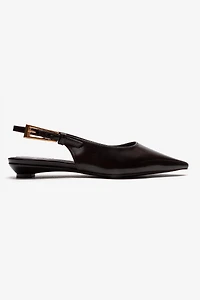 Prologue Shoes Womens Jenna Slingback Pointed Toe Pump