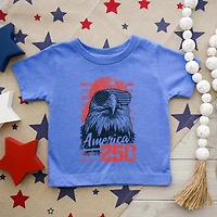 The Juniper Shop - America 250 Eagle Grunge Toddler Short Sleeve Graphic T-Shirt