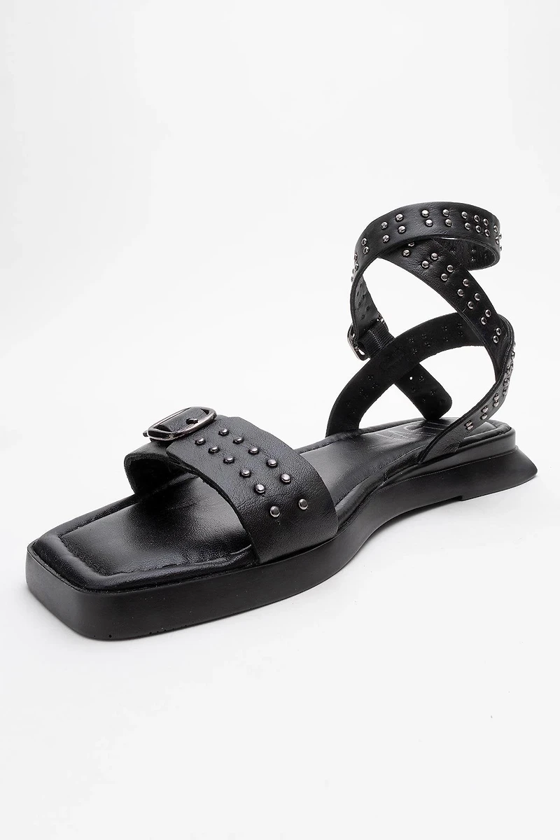 Forever & Always Womens Carril Leather Sandals