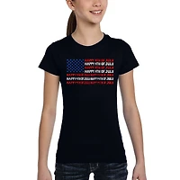 LA Pop Art Girls Word T-Shirt