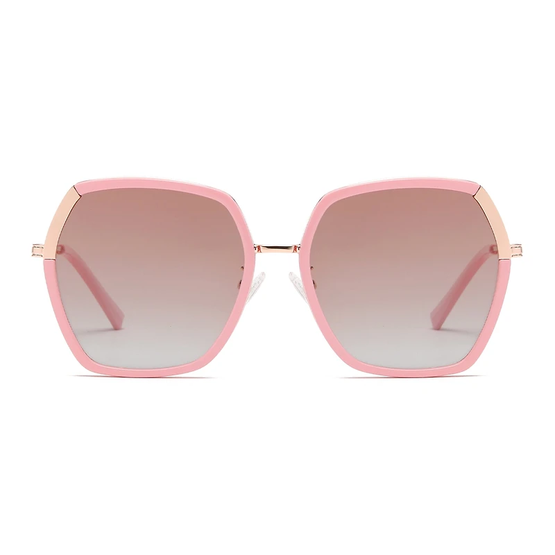 AGP PARIS Women's Square Acetate Polarized Lens UV400 Sunglasses
