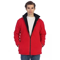 Gioberti Men's Zip Up Reversible Polar Fleece Heavy Jacket