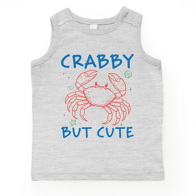 The Juniper Shop - Crabby But Cute Toddler Graphic Tank