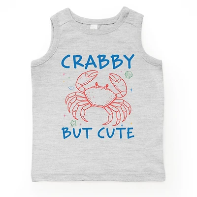 The Juniper Shop - Crabby But Cute Toddler Graphic Tank