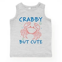 The Juniper Shop - Crabby But Cute Toddler Graphic Tank
