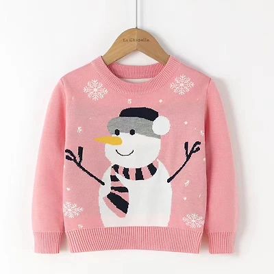 MyKids-USA Kids Unisex Snowman Pattern Knitwear