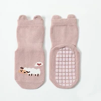MyKids-USA Baby Cartoon Animal Non-Slip Socks - Cotton Blend Cute Grip Socks