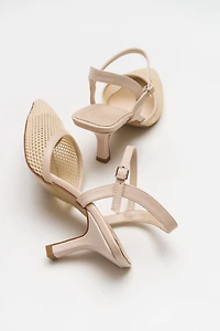 Prologue Shoes Womens Chic Mesh Pointed Toe Pump