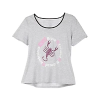 MeMoi Women's Scorpio Zodiac Sign PJ Short Set