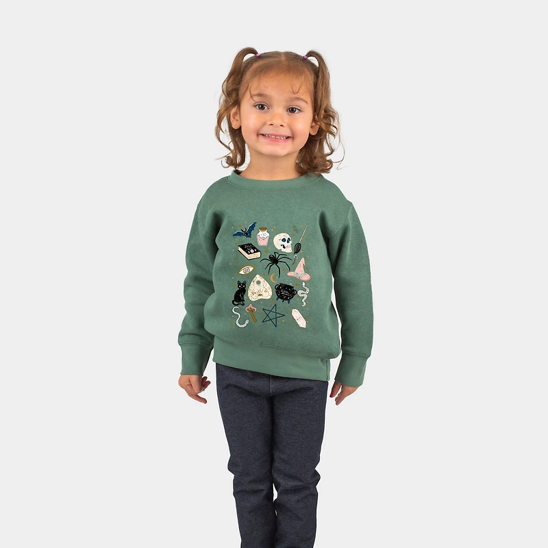 The Juniper Shop - Witch Doodles Toddler Graphic Sweatshirt