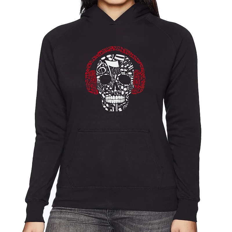 LA Pop Art Music Notes Skull