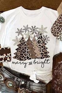 Threaded Pear Women's Sara Trees Fashion Graphic Tee