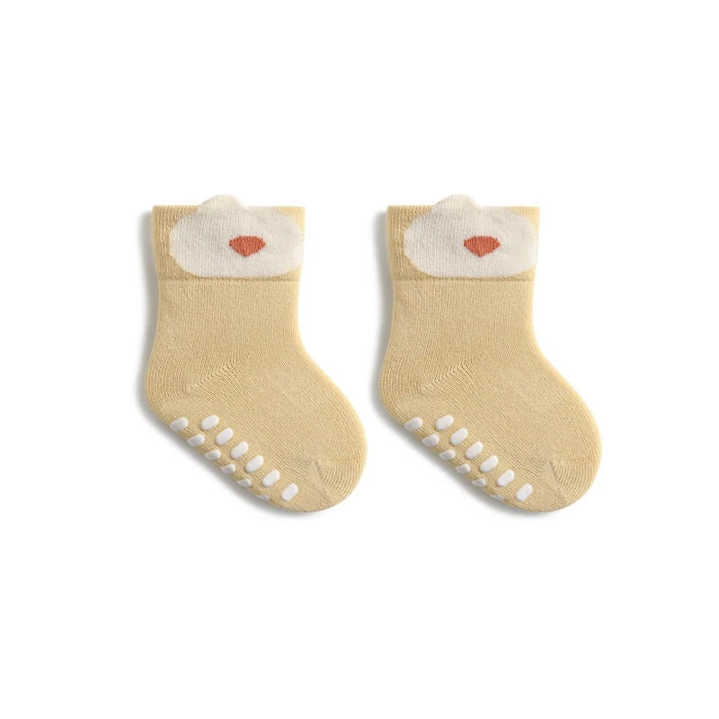 MyKids-USA Baby Breathable Animal Cartoon Socks Non-Slip Newborn-12 Months