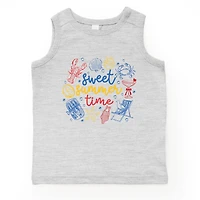 The Juniper Shop - Sweet Summer Time Nautical Toddler Graphic Tank
