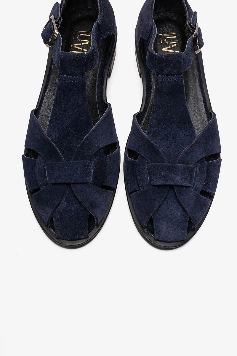 Forever & Always Womens Dexara Leather Sandals