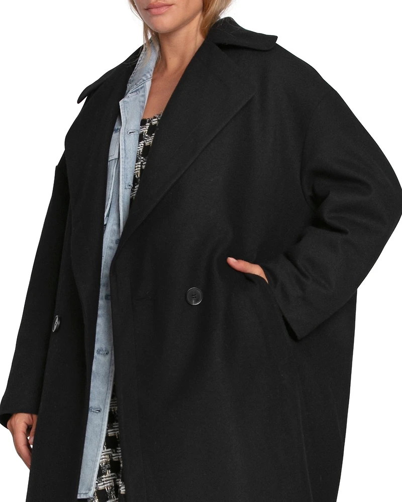 Belle & Bloom Womens Adventure Lifetime Wool Blend Coat