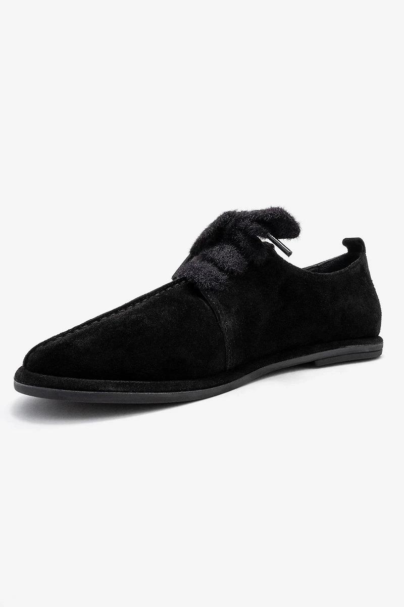 Forever & Always Womens Denora Leather Lace Up Shoes