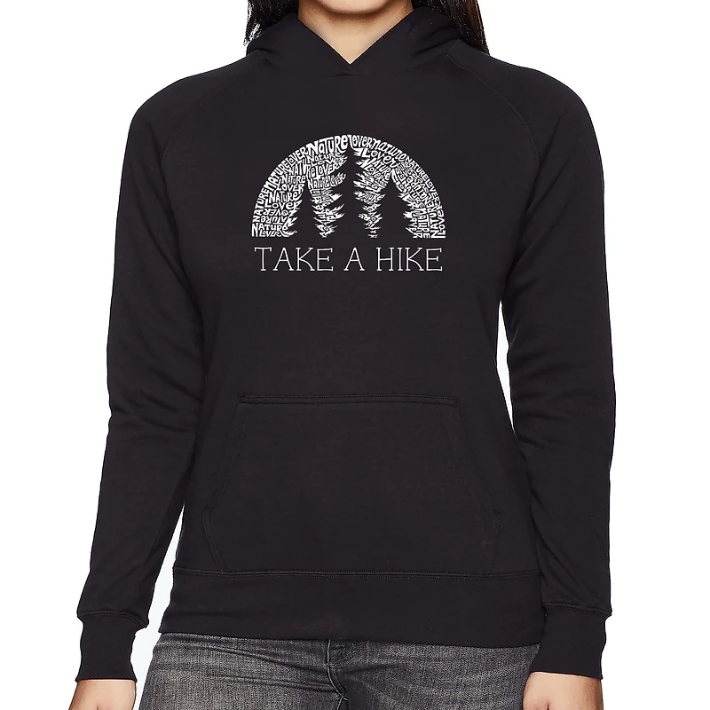 LA Pop Art Nature Lover - Women's Word Hooded Sweatshirt
