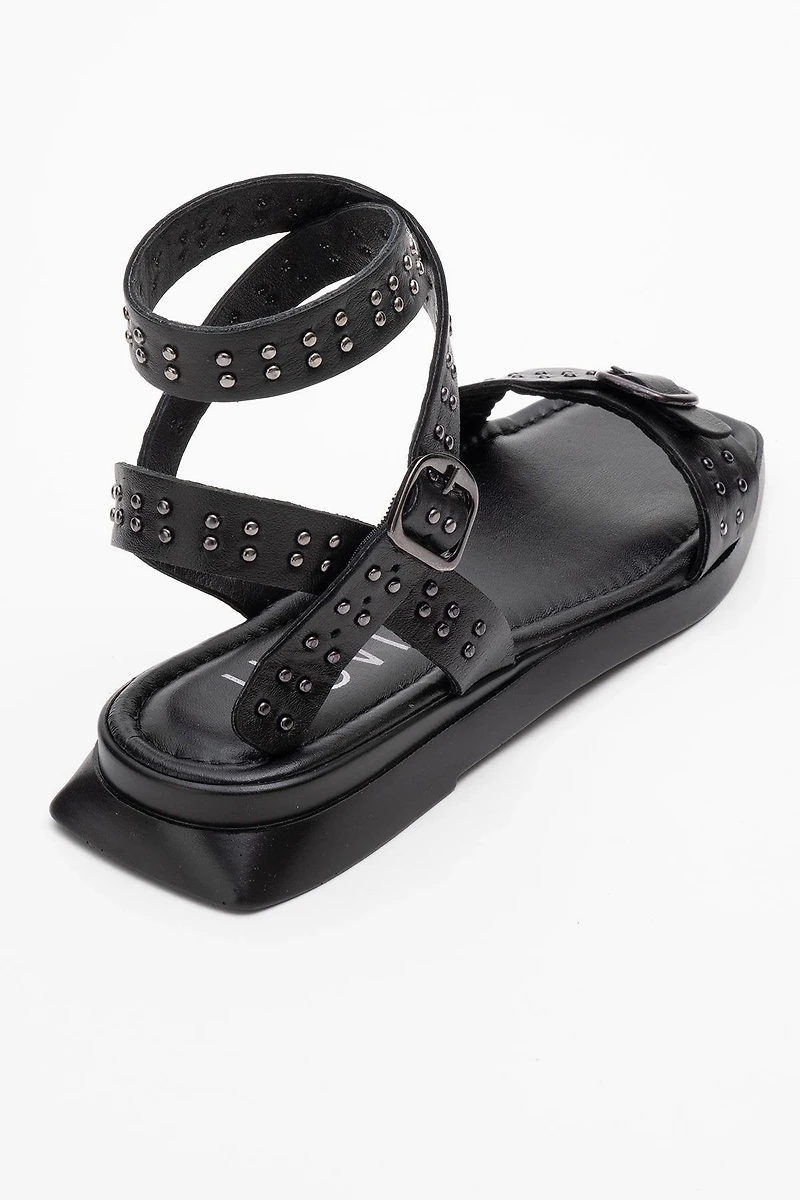 Forever & Always Womens Carril Leather Sandals