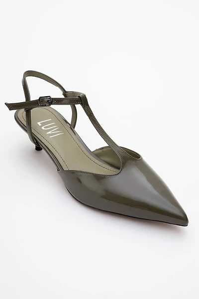 Prologue Shoes Womens Asher Pointed Toe Slingback Pump