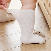 MyKids-USA Baby Cartoon 3D Doll Patched Pattern Non-Slip Floor Socks
