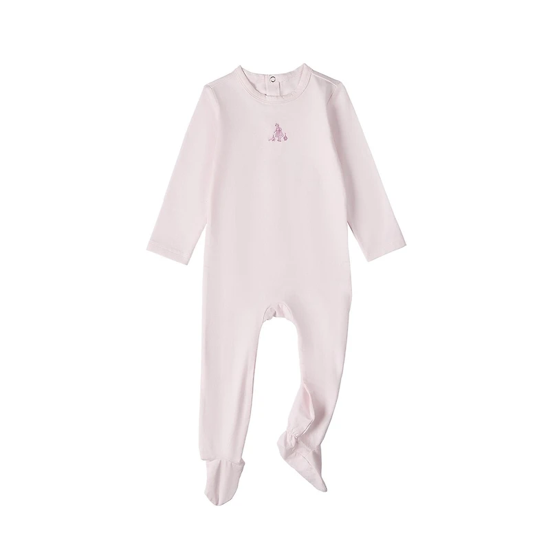 MeMoi Baby And Toddler Girls "Girl Her Waddling Ducks" Cotton Rich Footie