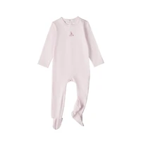 MeMoi Baby And Toddler Girls "Girl Her Waddling Ducks" Cotton Rich Footie