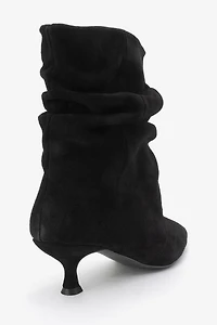 Forever & Always Womens Balei Leather Pointed Toe Boot