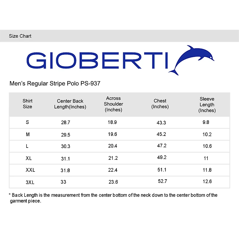 Gioberti Men's Multiple Stripe Polo Shirt