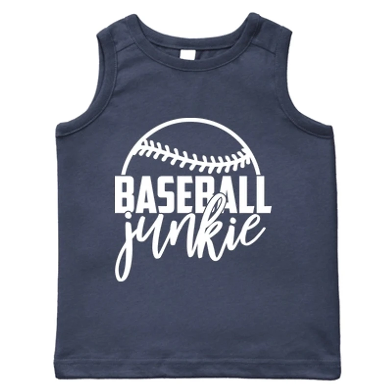 The Juniper Shop - Baseball Junkie Toddler Graphic Tank